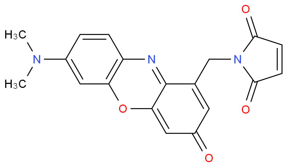 7-Dimethylamino-1-N-maleinimidomethyl-phenoxazone(-3)