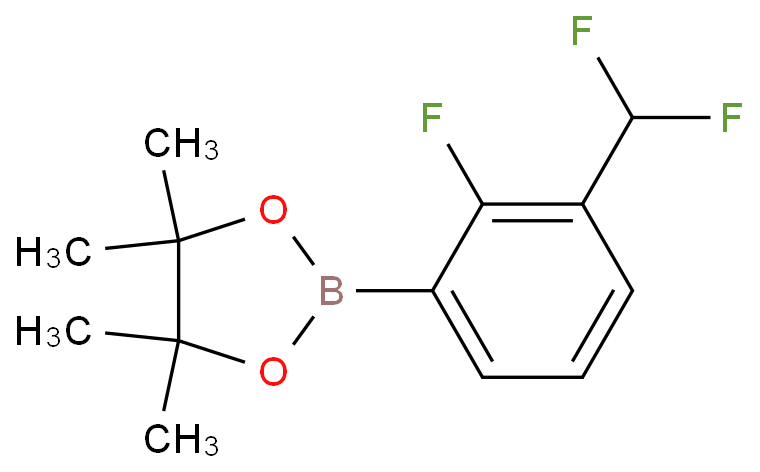 2-(3-(二氟甲基)-2-氟苯基)-4,4,5,5-四甲基-1,3,2-二氧硼杂环戊烷；现货