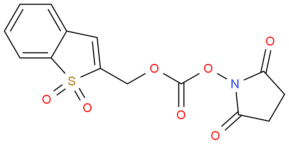 (1,1-二氧代苯并[b]噻吩-2-基)甲基 (2,5-二氧代吡咯烷-1-基)碳酸酯CAS:197244-91-0