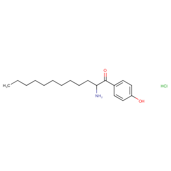 1-Dodecanone, 2-amino-1-(4-hydroxyphenyl)-, hydrochloride
