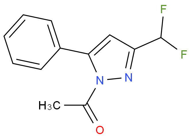 1-ACETYL-3(5)-DIFLUOROMETHYL-5(3)-PHENYLPYRAZOLE