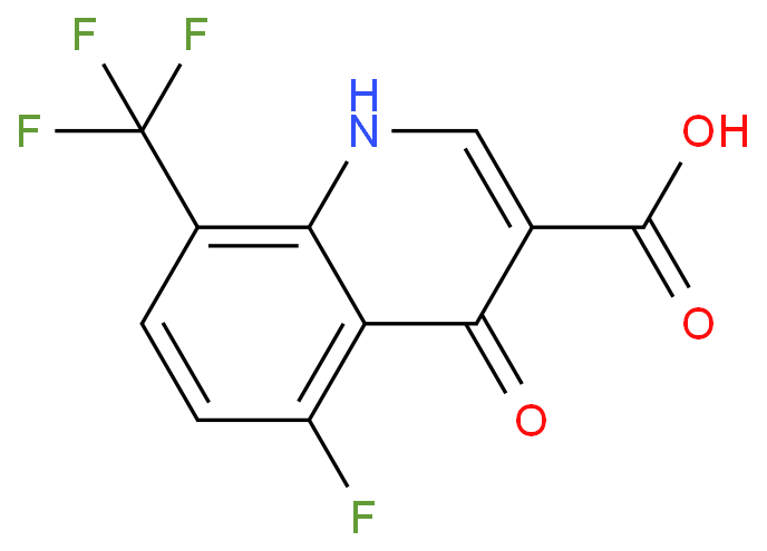 5-Fluoro-4-hydroxy-8-(trifluoromethyl)quinoline-3-carboxylic acid