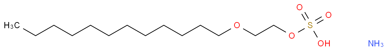 Ammonium dodecyl poly oxyethylene sulfate