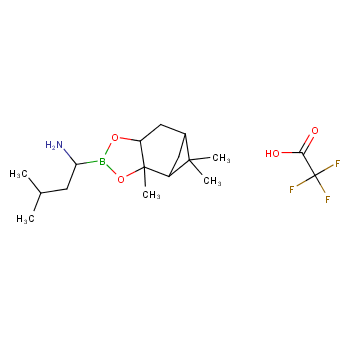 (aR,3aS,4S,6S,7aR)-Hexahydro-3a,8,8-trimethyl-α-(2-methylpropyl)-4,6-methano-1,3,2-benzodioxaborole-2-methanamine 2,2,2-trifluoroacetate