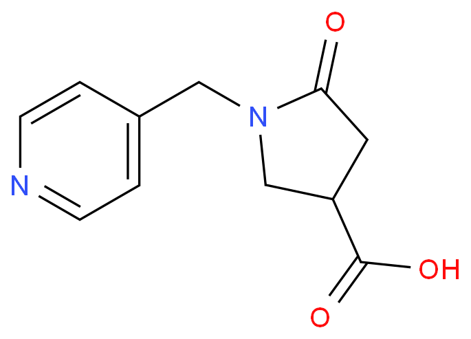 5-OXO-1-(4-PYRIDINYLMETHYL)-3-PYRROLIDINECARBOXYLIC ACID  