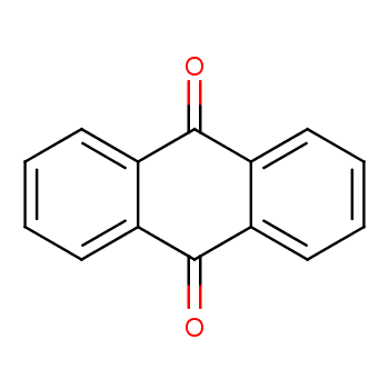 Anthraquinone; 84-65-1 structural formula