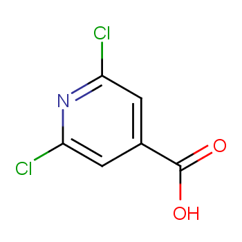 2,6-二氯异烟酸化学结构式