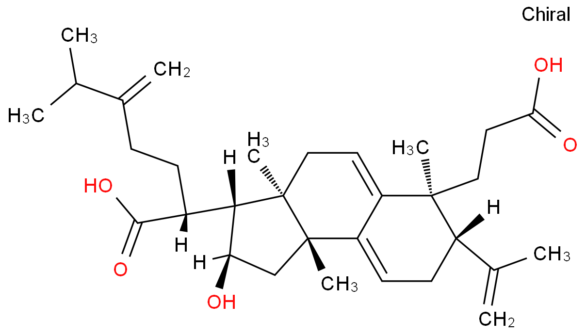 茯苓酸A化学结构式