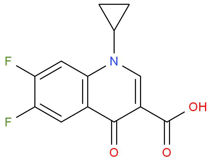1-Cyclopropyl-6-, 7-Difluoro-1,4-Dihydro-4-Oxoquinoline-3-carboxylic Acid
