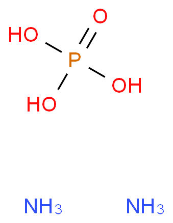 Ammonium phosphate dibasic structure