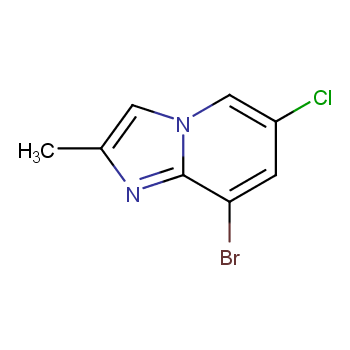 8-溴-6-氯-2-甲基咪唑并[1,2-a]吡啶CAS号2602460-36-4;(现货优势供应/质量保证)