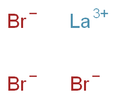 溴化镧(III)化学结构式