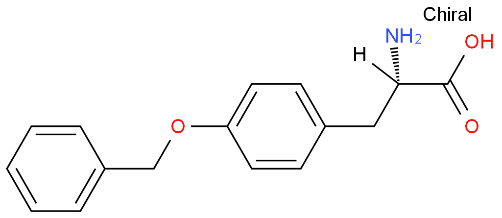 O-苄基-L-酪氨酸化学结构式