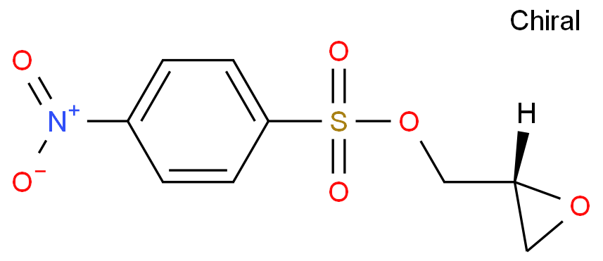 (R)-(-)-对硝基苯磺酸缩水甘油酯化学结构式