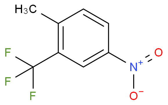 2-甲基-5-硝基三氟甲苯化学结构式