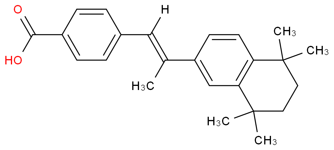 4-[(E)-2-(5,5,8,8-tetramethyl-6,7-dihydronaphthalen-2-yl)prop-1-enyl]benzoic acid