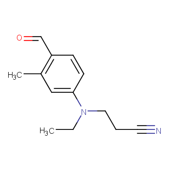 2-Methyl-N-ethyl-N-(2-cyanoethyl)-4-aminobenzaldehyde
