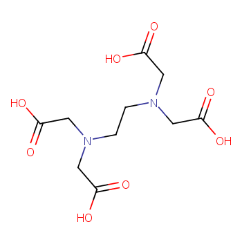 Ethylenediaminetetraacetic acid structure