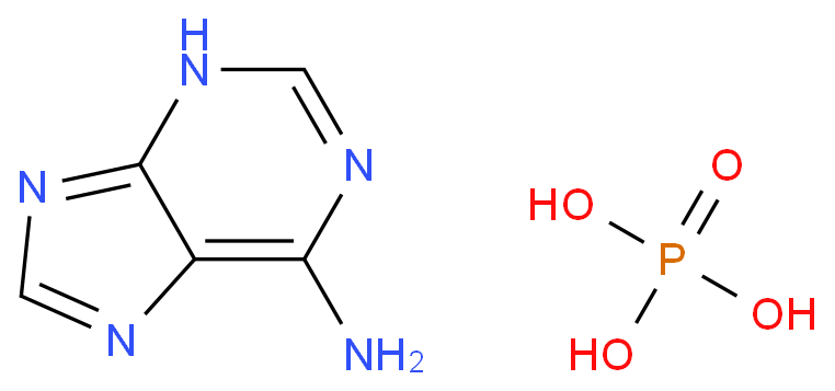 腺嘌呤磷酸盐化学结构式