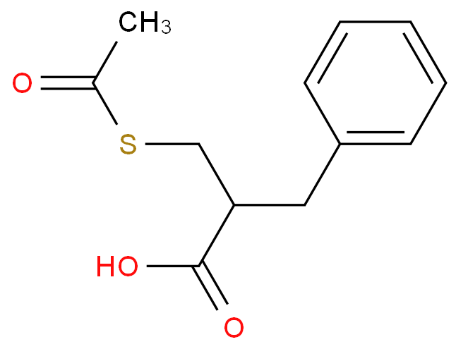 Anti-diarrhea drugs 2- (acetylthio)methyl) -phenylpropionic acid  