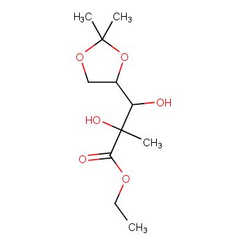 ethyl (2S,3R)-3-[(4R)-2,2-dimethyl-1,3-dioxolan-4-yl]-2,3-dihydroxy-2-methylpropanoate