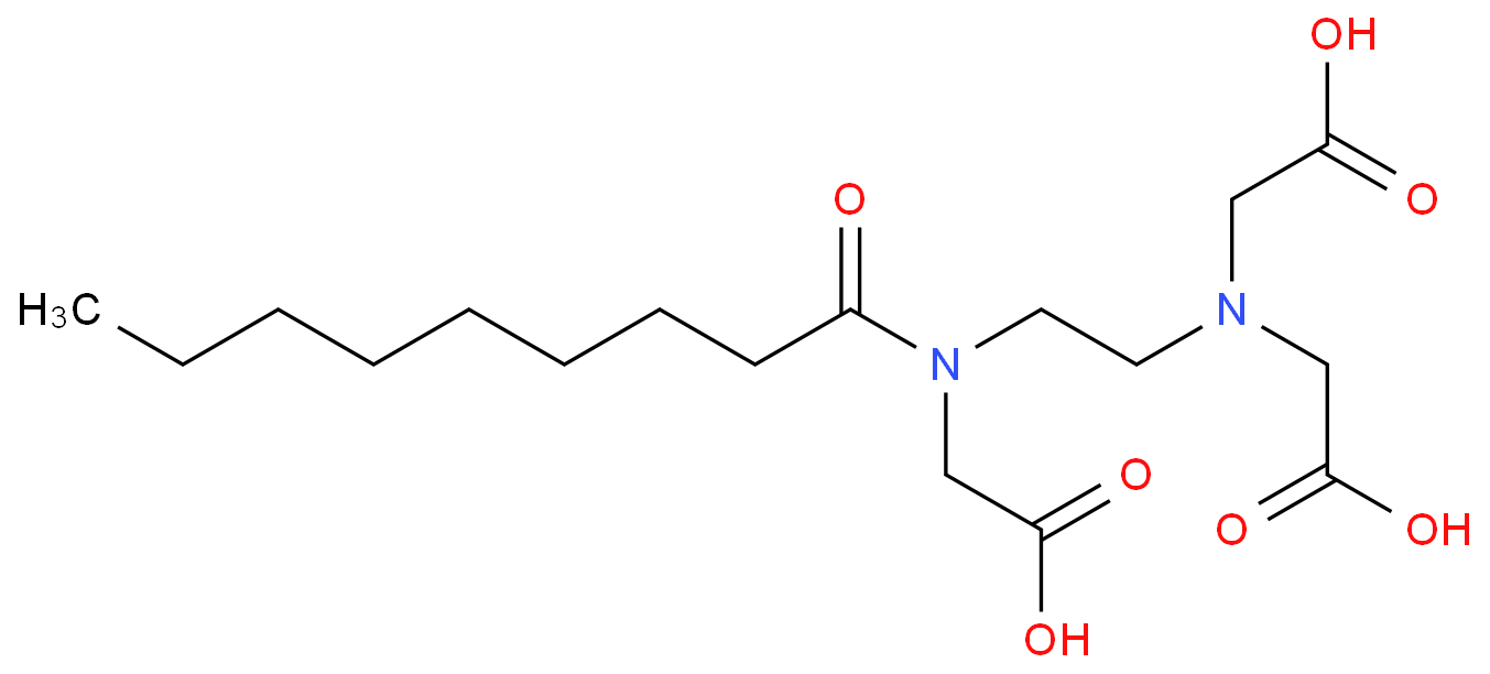 N-(2-(Bis(carboxymethyl)amino]ethyl)-N-(1-oxononyl)glycine