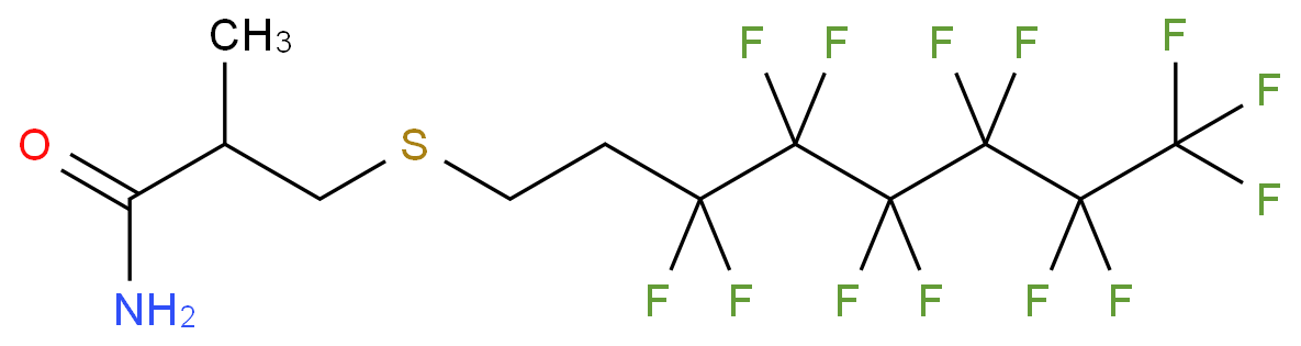 2-甲基-3-(3,3,4,4,5,5,6,6,7,7,8,8,8-十三氟辛硫基)丙酰胺