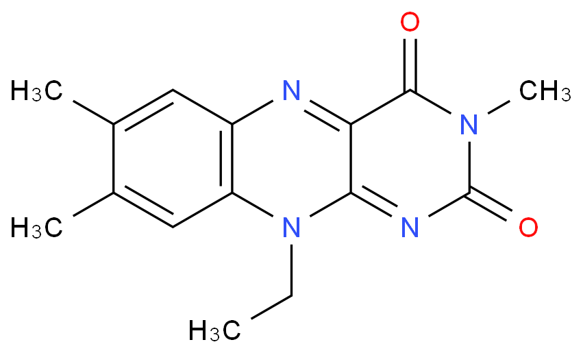 10-乙基-3,7,8-三甲基-苯并[g]蝶啶-2,4(3H,10H)-二酮CAS67767-38-8（专业试剂/现货）