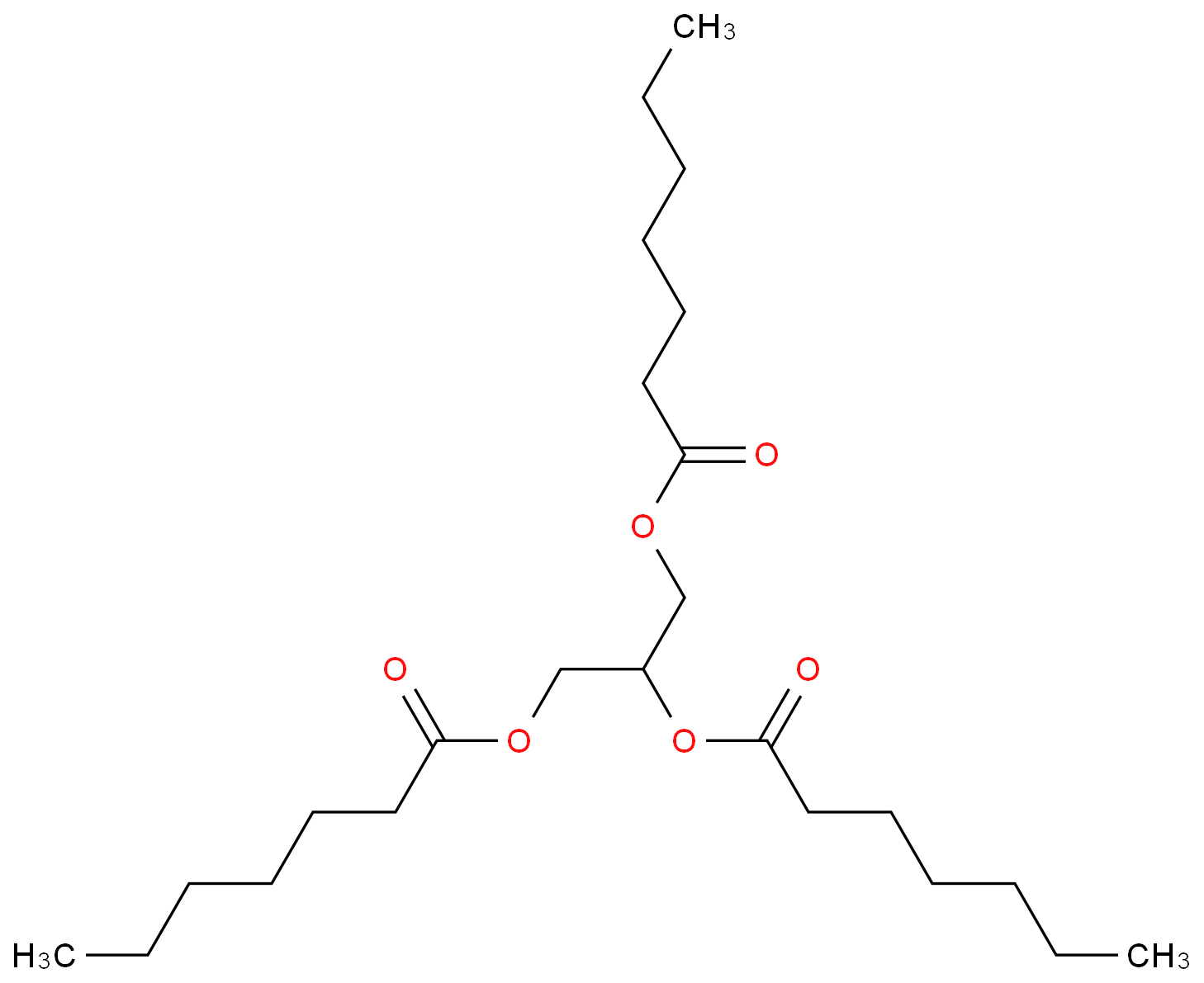 Heptanoic acid,1,1',1''-(1,2,3-propanetriyl) ester  