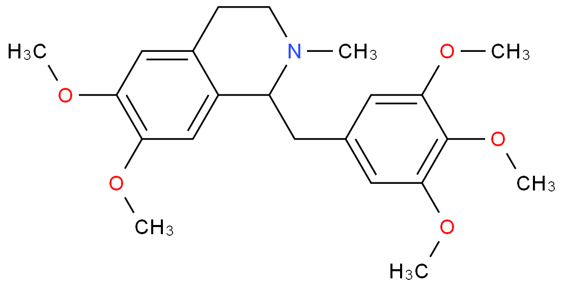 6,7-dimethoxy-2-methyl-1-[(3,4,5-trimethoxyphenyl)methyl]-3,4-dihydro-1H-isoquinoline