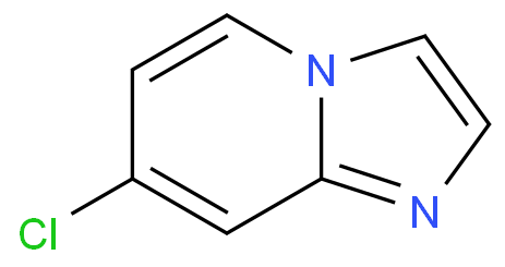 7-氯咪唑并[1,2-a]吡啶化学结构式