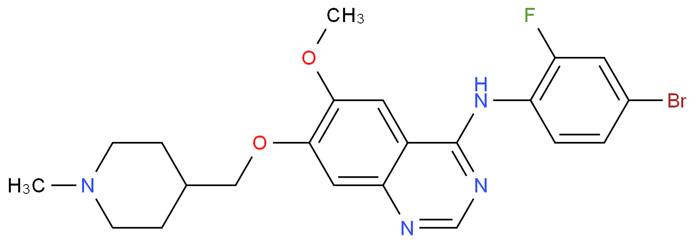 Vandetanib structure