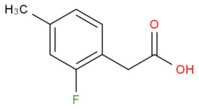 2-Fluoro-4-methylphenylacetic acid