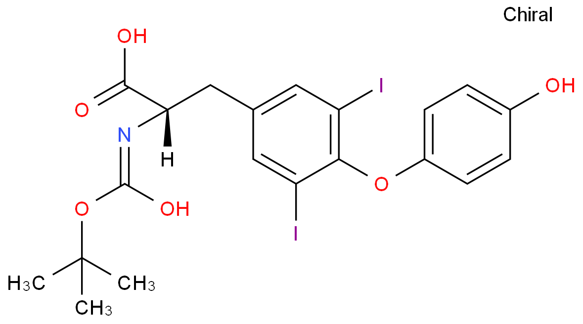 N-Boc-O-(4-hydroxyphenyl)-3,5-diiodo- L-Tyrosine