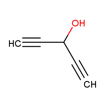 1,4-戊二炔-3-醇化学结构式