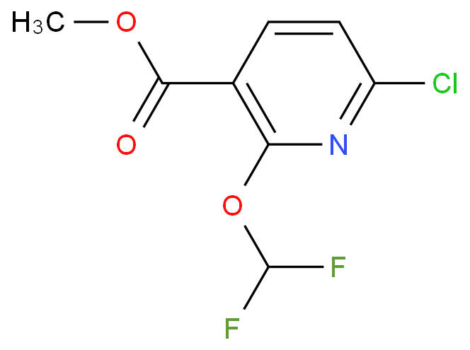 6-氯-2-(二氟甲氧基)烟酸甲酯 CAS号:1805519-87-2科研及生产专用 高校及研究所支持货到付款
