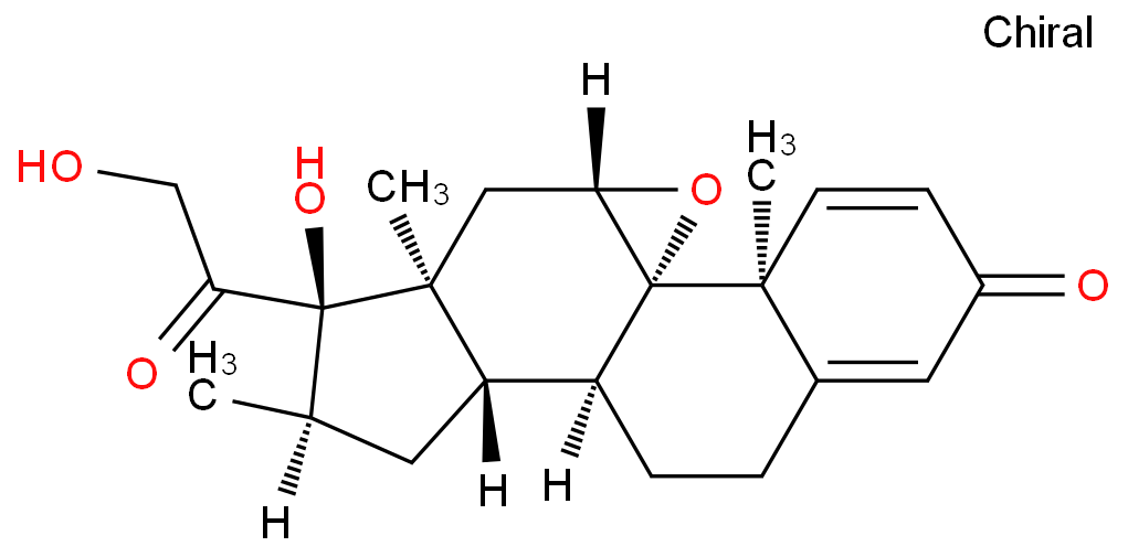 地塞米松环氧水解物化学结构式