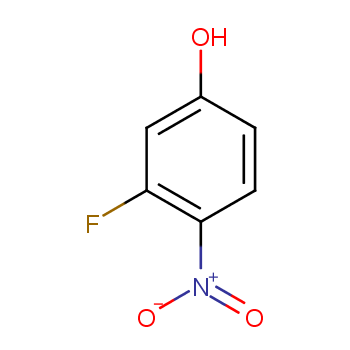 3-氟-4-硝基苯酚化学结构式