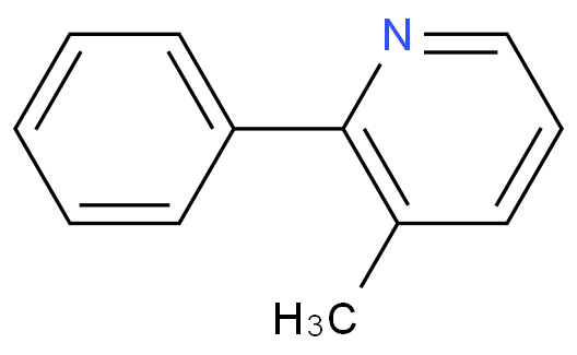 3-甲基-2-苯基吡啶化学结构式