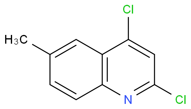 2,4-二氯-6-甲基喹啉化学结构式