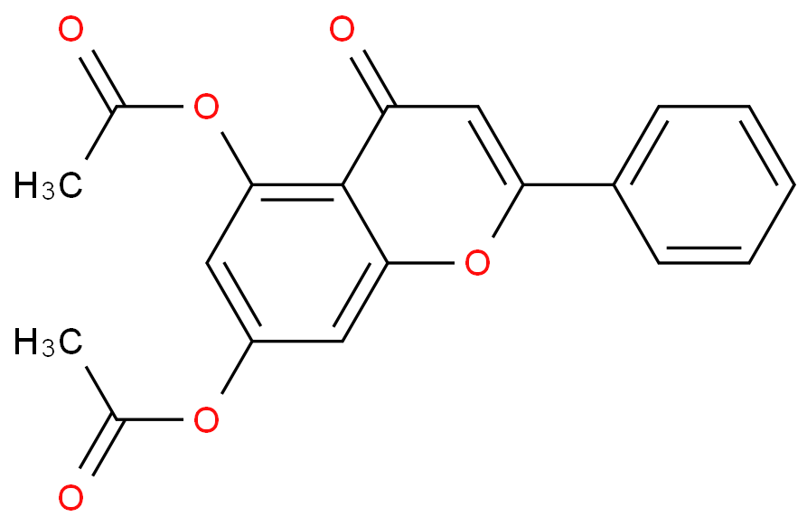 5,7-二乙酰氧基黄酮价格, 5,7-Diacetoxyflavone对照品, CAS号:6665-78-7