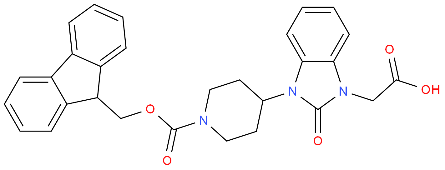 Fmoc-4-(3-carboxymethyl-2-keto-one-benzimidazolyl)piperidine
