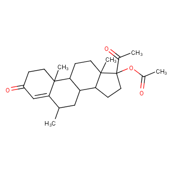 Medroxyprogesterone Acetate structure