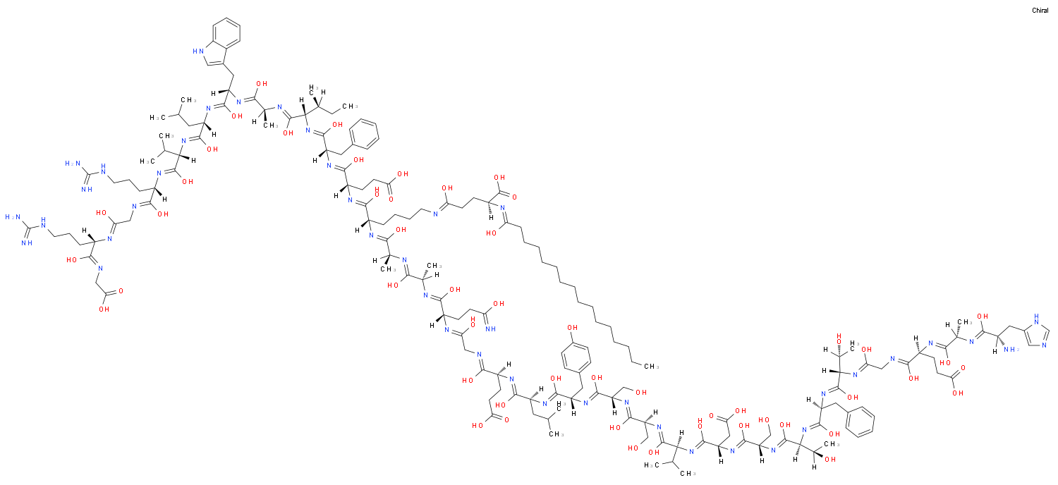 利拉鲁肽化学结构式