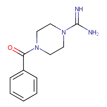 4-BENZOYLPIPERAZINE-1-CARBOXAMIDINE