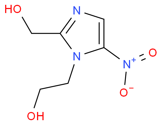 羟基甲硝唑化学结构式
