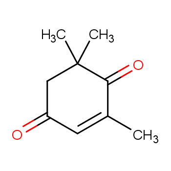 4-氧代异佛尔酮化学结构式
