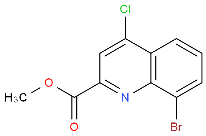 METHYL 8-BROMO-4-CHLOROQUINOLINE-2-CARBOXYLATE
