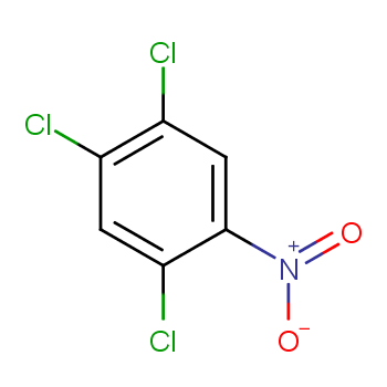 2,4,5-三氯硝基苯化学结构式