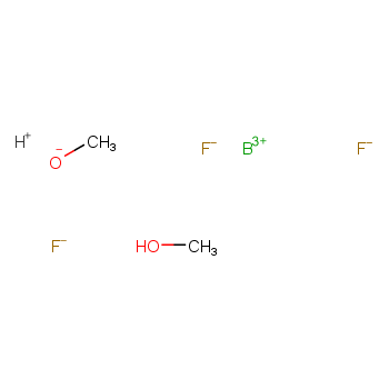 三氟化硼甲醇络合物化学结构式